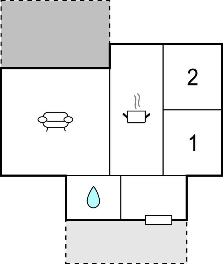 2 Bedroom Lovely Home In Amal Animskog Bagian luar foto